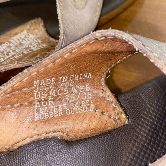 Reef brown leather sandals  - Picture 4 of 7